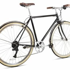 6KU Vélo De Ville Odyssey - Noir -Vélos de ville Soldes 0043889 6ku odyssey 8spd city bike delano black