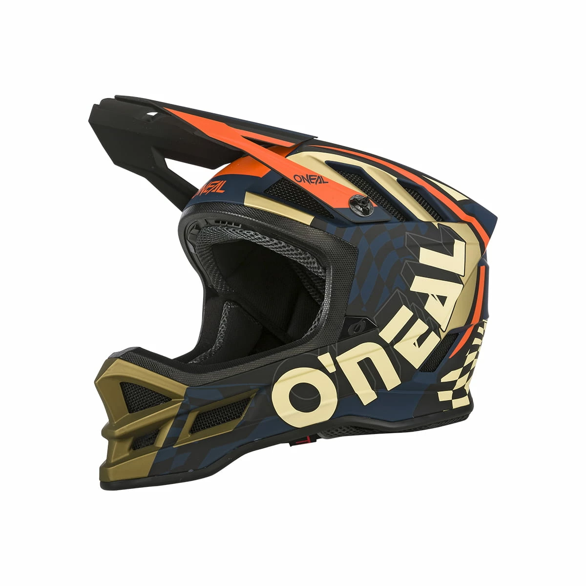 Oneal Blade Polyacrylite Zyphr - Casque Fullface - Bleu/Orange 3 Oneal Blade Polyacrylite Zyphr - Casque Fullface - Bleu/Orange