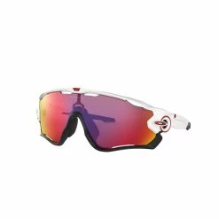Oakley Lunettes De Soleil Jawbreaker Polished White - Prizm Road