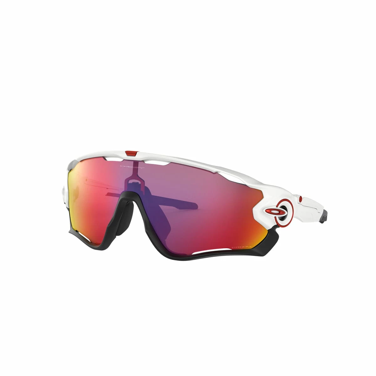 Oakley Lunettes De Soleil Jawbreaker Polished White - Prizm Road 3 Oakley Lunettes De Soleil Jawbreaker Polished White - Prizm Road