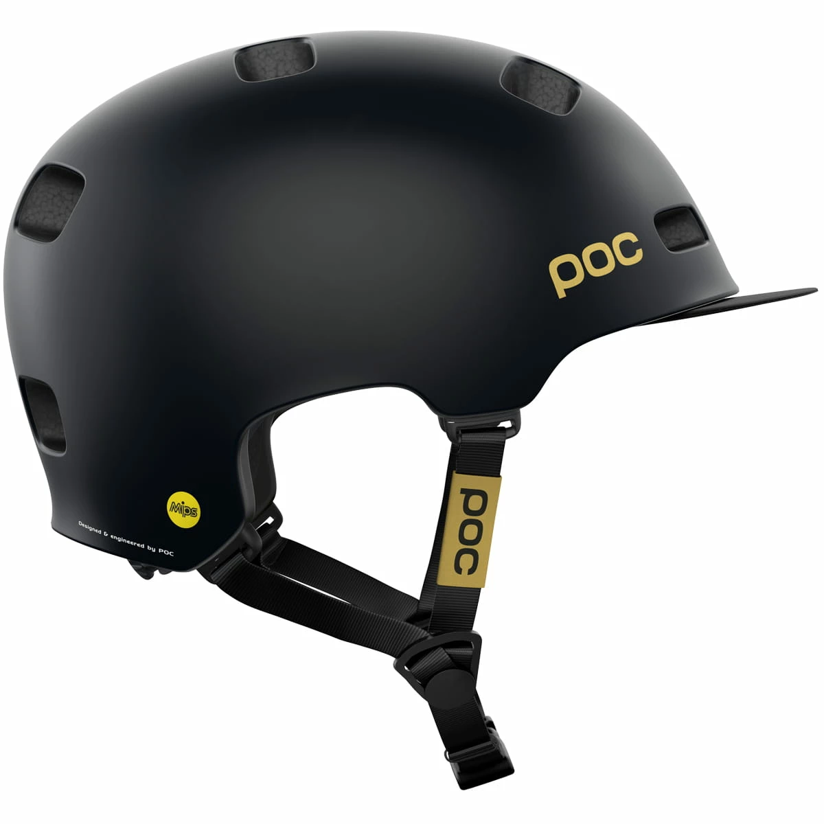 POC Casque Crane MIPS Fabio Edition - Noir Uranium Mat/doré 8 POC Casque Crane MIPS Fabio Edition - Noir Uranium Mat/doré – Image 6