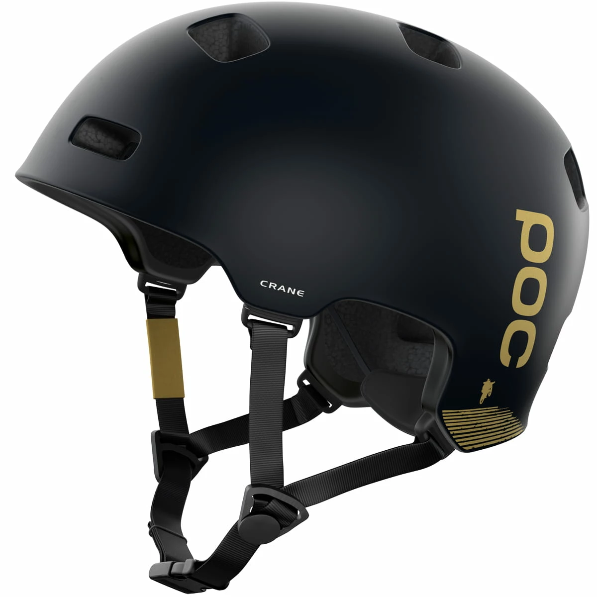 POC Casque Crane MIPS Fabio Edition - Noir Uranium Mat/doré 4 POC Casque Crane MIPS Fabio Edition - Noir Uranium Mat/doré – Image 2