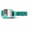 100% Lunettes De Protection Racecraft Plus à Verres Injectés Miroir - Turquoise/Noir -Vélos de ville Soldes 1166