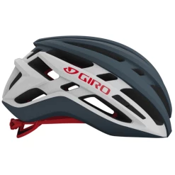 Giro Casque Agilis MIPS - Gris/Bleu -Vélos de ville Soldes 200243022 Giro Agilis MIPS road helmet matte portaro grey white red left