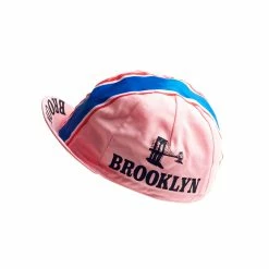 BLB Brick Lane Bikes Casquette Cycliste Vintage - Brooklyn Pink -Vélos de ville Soldes 223