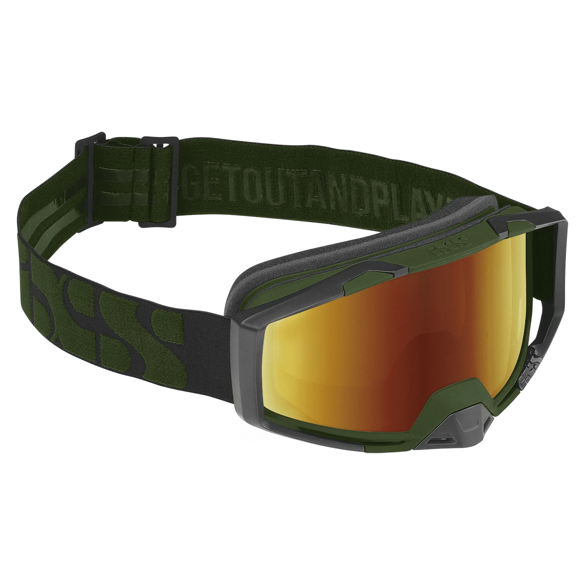 IXS Trigger Goggle Mirror (Low Profile) - Olive/Mirror Gold 3 IXS Trigger Goggle Mirror (Low Profile) - Olive/Mirror Gold