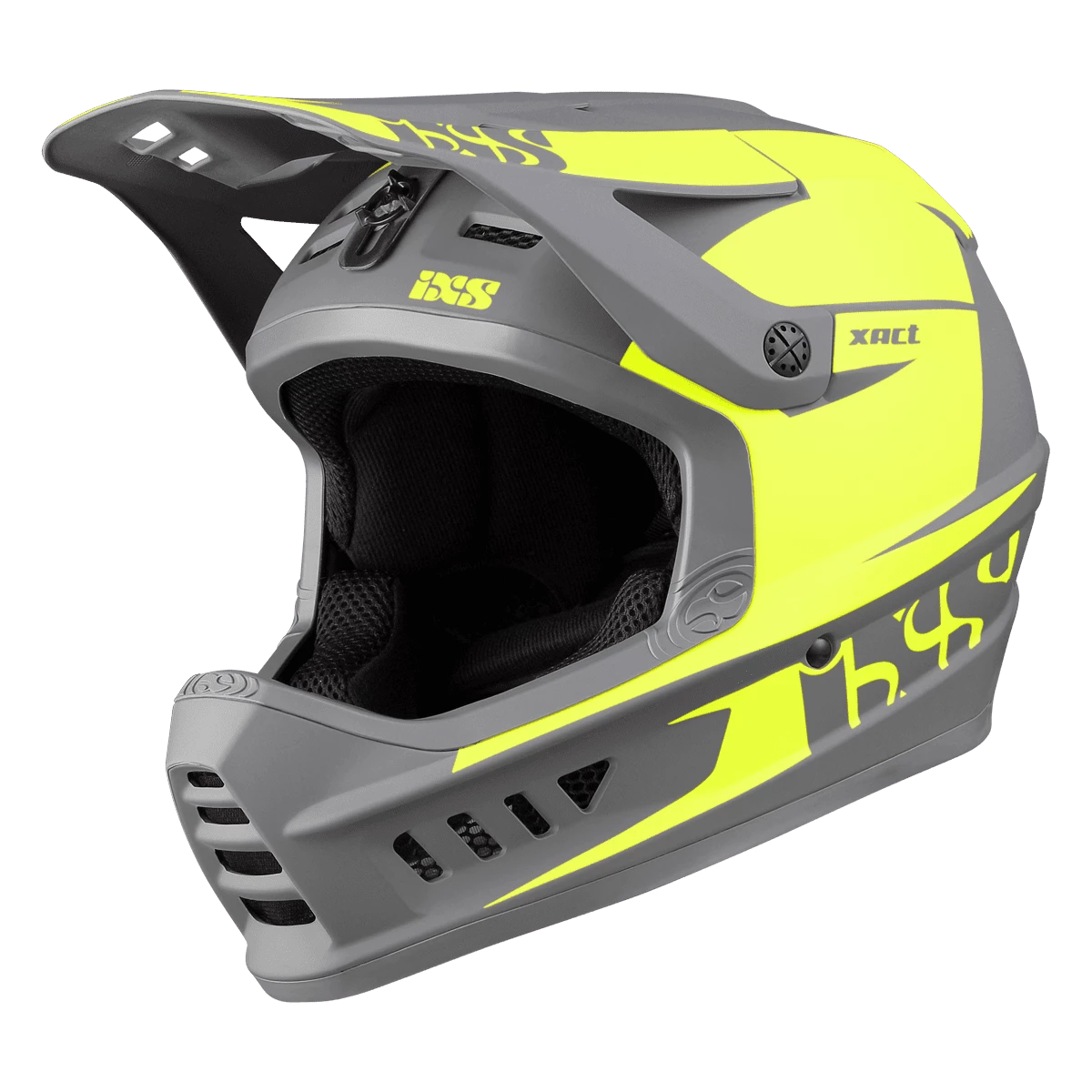 IXS XACT Evo Casque Fullface - Lime-Graphite 8 IXS XACT Evo Casque Fullface - Lime-Graphite – Image 6