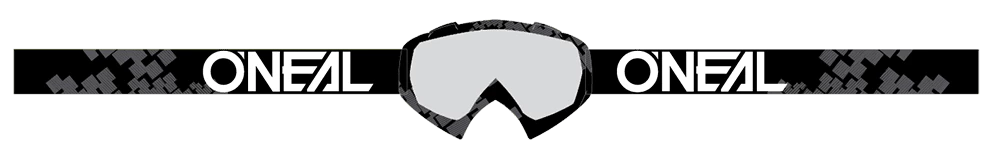 Oneal B10 Goggles Pixel Klar - Noir/Blanc 3 Oneal B10 Goggles Pixel Klar - Noir/Blanc
