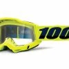 100% Accuri 2 OTG Goggle - Lentille Claire - Fluo Yellow -Vélos de ville Soldes Accuri2OTGGoggle ClearLens FluoYellow 1