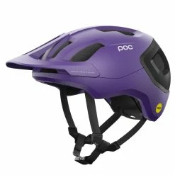 POC Axion Race MIPS - Sapphire Purple/Uranium Black Metallic/Matt
