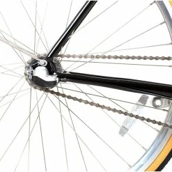 BLB Brick Lane Bikes Butterfly Town 3 Vitesses - Noir -Vélos de ville Soldes Butterfly HR