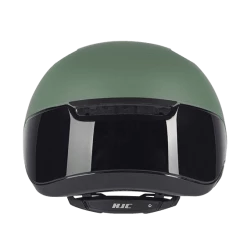 HJC Calido Urban / E-Bike Casque Matt Olive Black 8 HJC Calido Urban / E-Bike Casque Matt Olive Black -Vélos de ville Soldes CALIDO MT GL Olive Rear copie