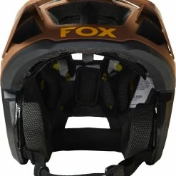 Fox Racing Dropframe Pro Casque Dvide, CE - Nutmeg -Vélos de ville Soldes DropframeProHelmetDvide CE nutmeg 5yWk7l1MG25s7b