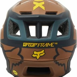 Fox Racing Dropframe Pro Casque Dvide, CE - Nutmeg -Vélos de ville Soldes DropframeProHelmetDvide CE nutmeg 6rz1sgjS44DyNl