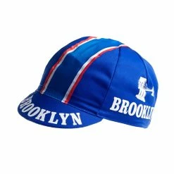 BLB Brick Lane Bikes Casquette Cycliste Vintage - Brooklyn Blue -Vélos de ville Soldes EWFEW583583f4b97aa