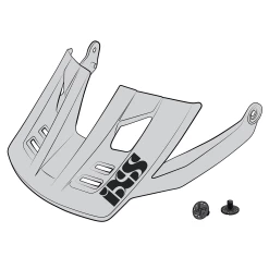 IXS Visière De Remplacement + Broches Pour Trigger FF - Blanc