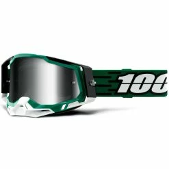 100% Lunettes De Protection Anti-buée Racecraft Gen. 2 - Vert/Blanc
