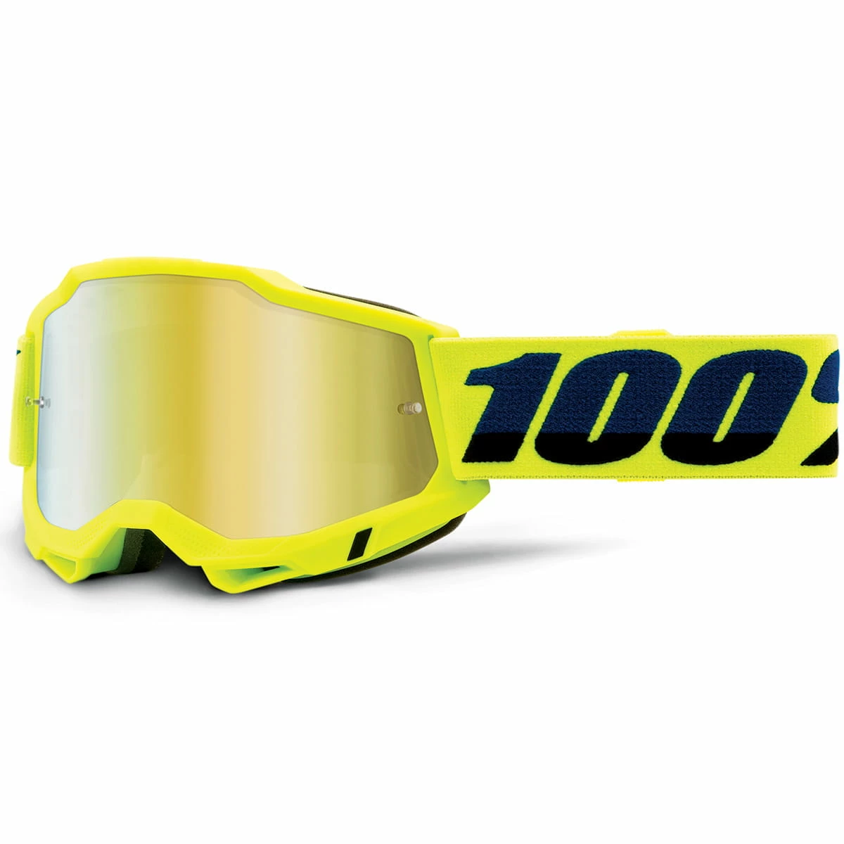 100% Lunettes Accuri Gen.2 Anti Fog Mirror - Néon/Jaune 3 100% Lunettes Accuri Gen.2 Anti Fog Mirror - Néon/Jaune