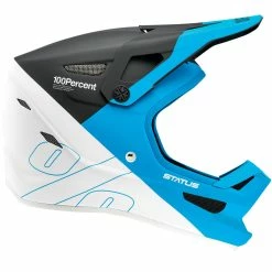 100% Casque Status - Bleu/Blanc/Noir
