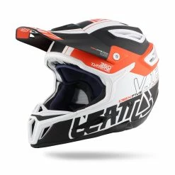 LEATT Casque Intégral En Composite DBX 5.0 - Noir/Blanc/Orange