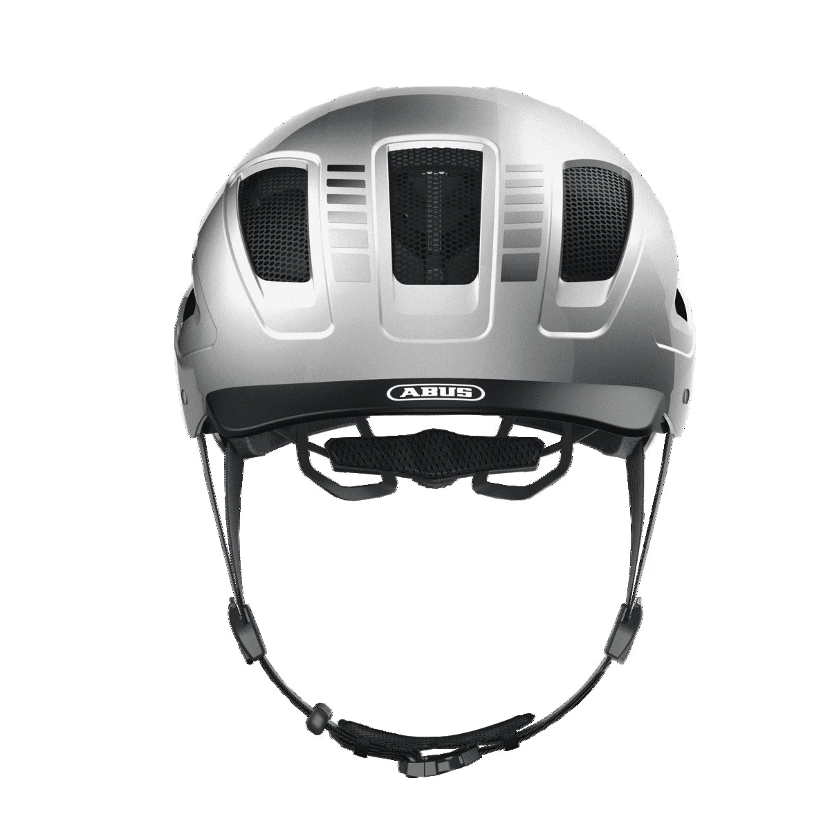Abus Casque De Vélo Hyban 2.0 - Argenté 6 Abus Casque De Vélo Hyban 2.0 - Argenté – Image 4