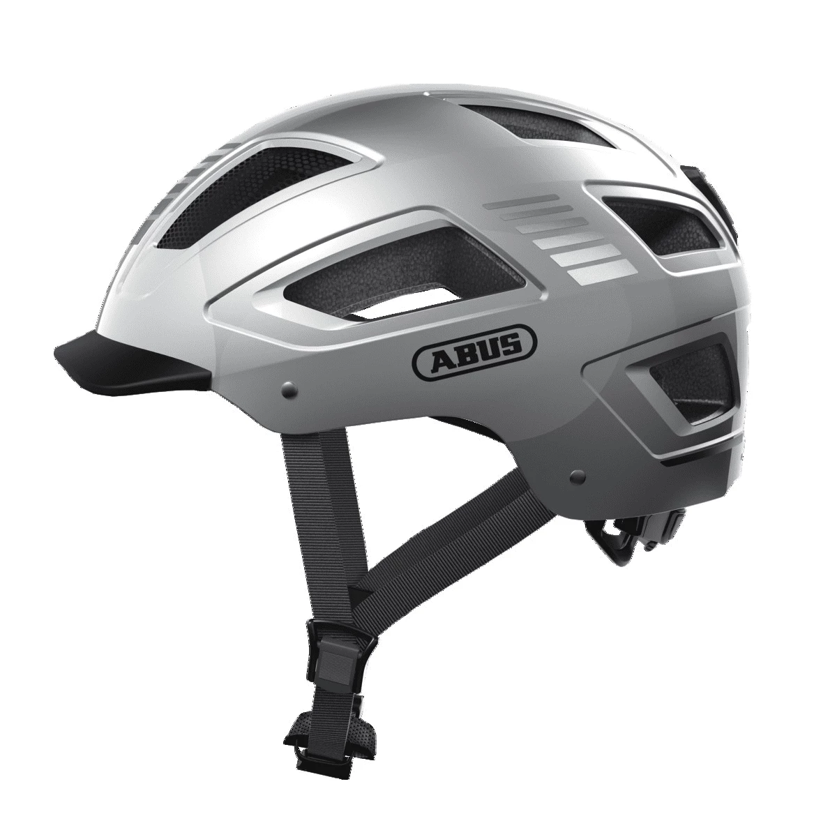 Abus Casque De Vélo Hyban 2.0 - Argenté 3 Abus Casque De Vélo Hyban 2.0 - Argenté