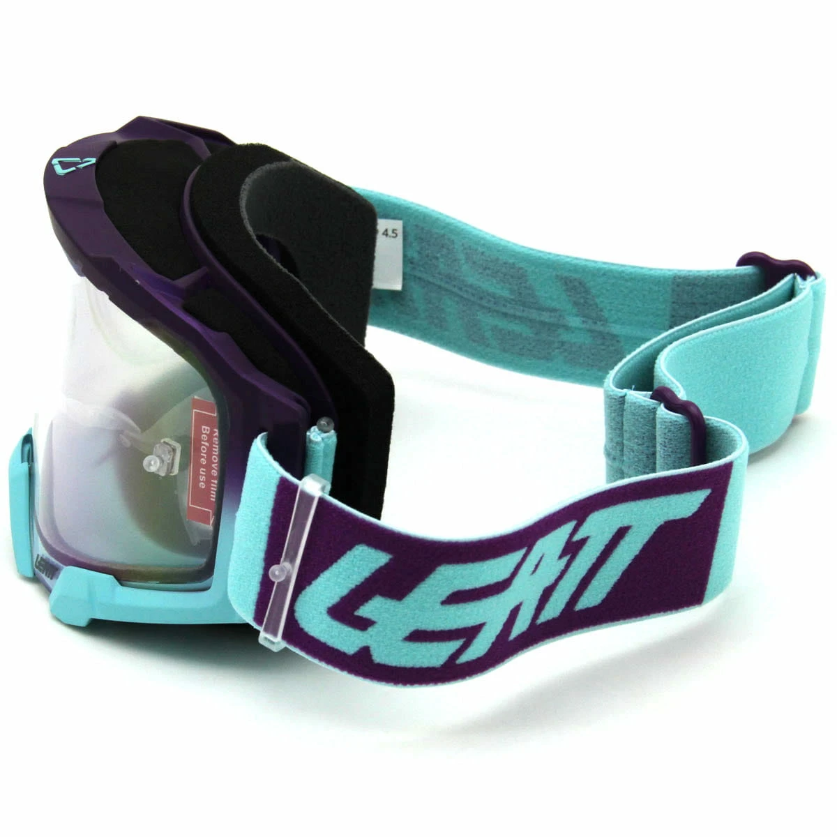 LEATT Lunettes Velocity 4.5 Iriz Anti Fog Lens Light Blue/Purple 4 LEATT Lunettes Velocity 4.5 Iriz Anti Fog Lens Light Blue/Purple – Image 2