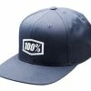 100% Casquette Snapback Icon AJ Fit - Heather Charcoal