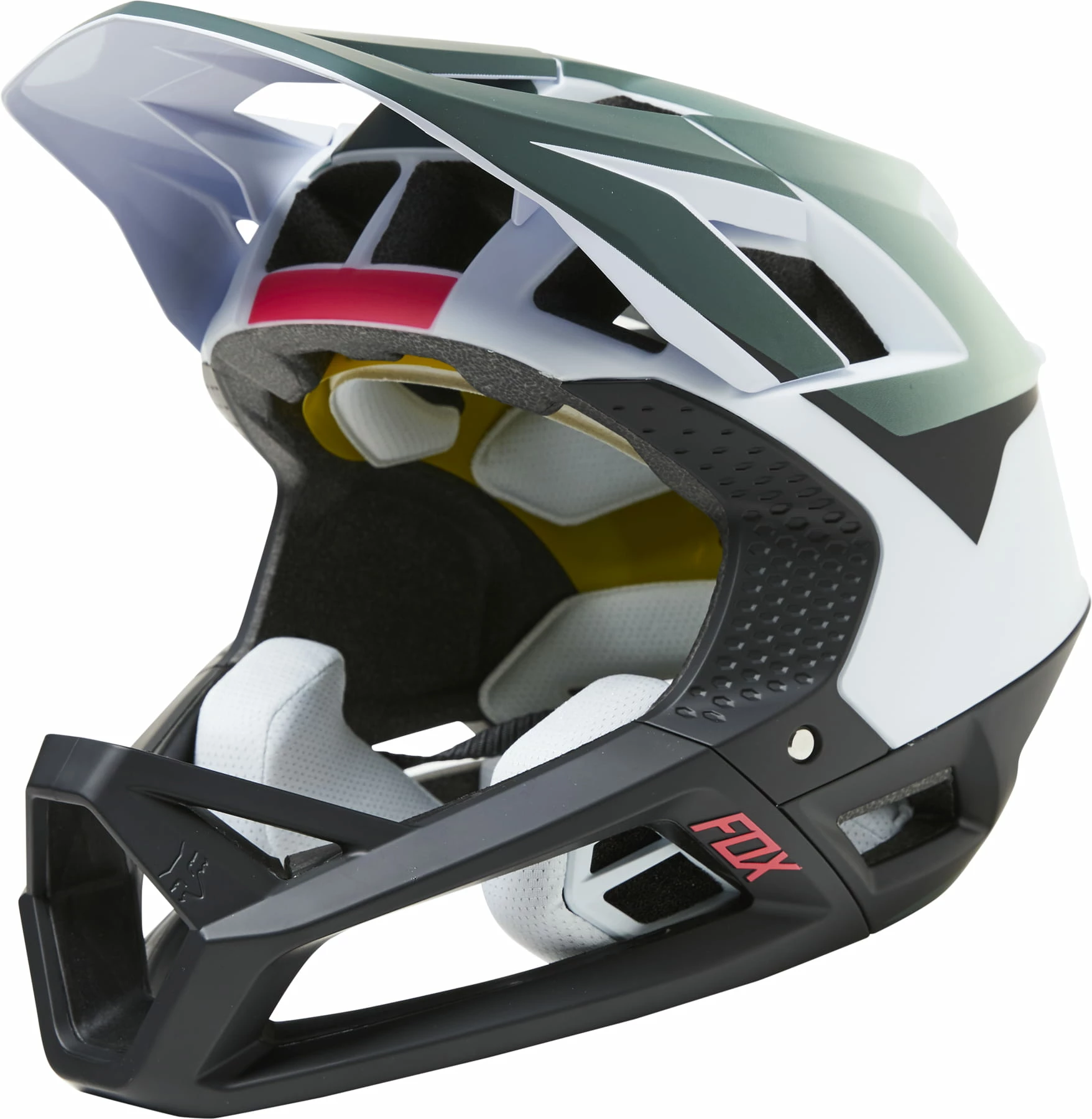 Fox Racing Proframe Casque Graphic 2 CE Blanc 4 Fox Racing Proframe Casque Graphic 2 CE Blanc – Image 2