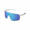 Red Bull SPECT Lunettes De Soleil DAKOTA - Shiny White/Ice Blue Revo -Vélos de ville Soldes RBSPE Dakota 2 White