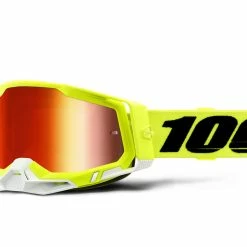 100% Lunettes Racecraft 2 - Lentilles Miroir - Jaune