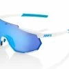 100% Racetrap 3.0 Movistar - Lentilles HiPER Blue Multi Mirror - Team White