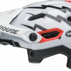 Bell SUPER DH Spherical Casque De Vélo - Matte/gloss Black/white Fasth. -Vélos de ville Soldes SUPERDHSphericalFahrradhelm matteglossblackwhitefasth 9