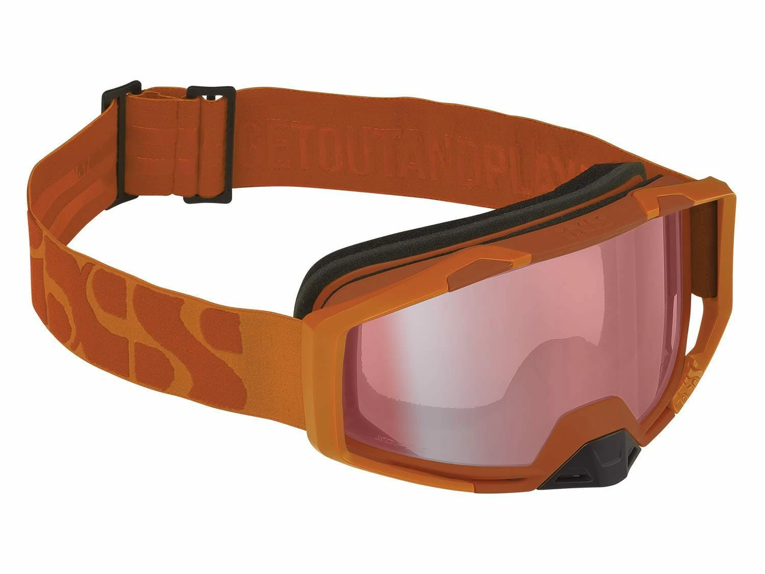 IXS Trigger Goggle Mirror (Low Profile) - Orange Brûlé/Mirror Soft Pink 3 IXS Trigger Goggle Mirror (Low Profile) - Orange Brûlé/Mirror Soft Pink