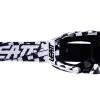 LEATT Velocity 5.5 Goggle Lentille Anti-buée Checker Smoke