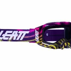 LEATT Velocity 5.5 Goggle Verres Anti-buée Zebra Neon LT Grey