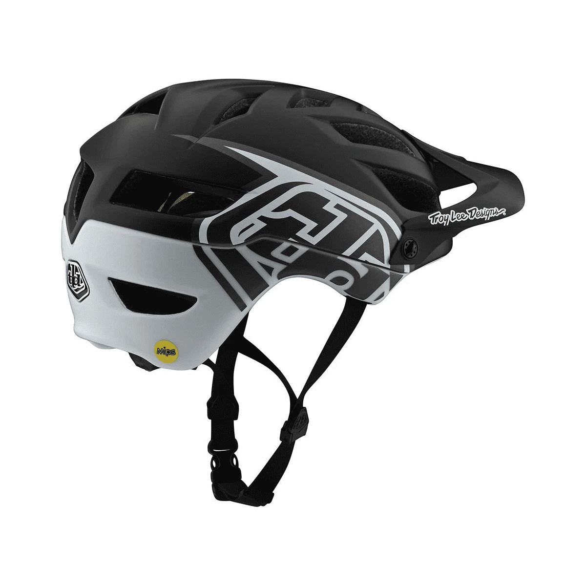 TLD - Troy Lee Designs Casque A1 (MIPS) Casque Classique - Noir/Blanc 4 TLD - Troy Lee Designs Casque A1 (MIPS) Casque Classique - Noir/Blanc – Image 2