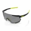 100% Lunettes De Sport Racetrap - Lentille Smoke - Noir