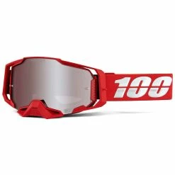 100% Armega Goggles Anti Fog - Rouge/War Red