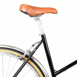 BLB Brick Lane Bikes Butterfly Town 8 Vitesses - Noir -Vélos de ville Soldes schwarz 8 5