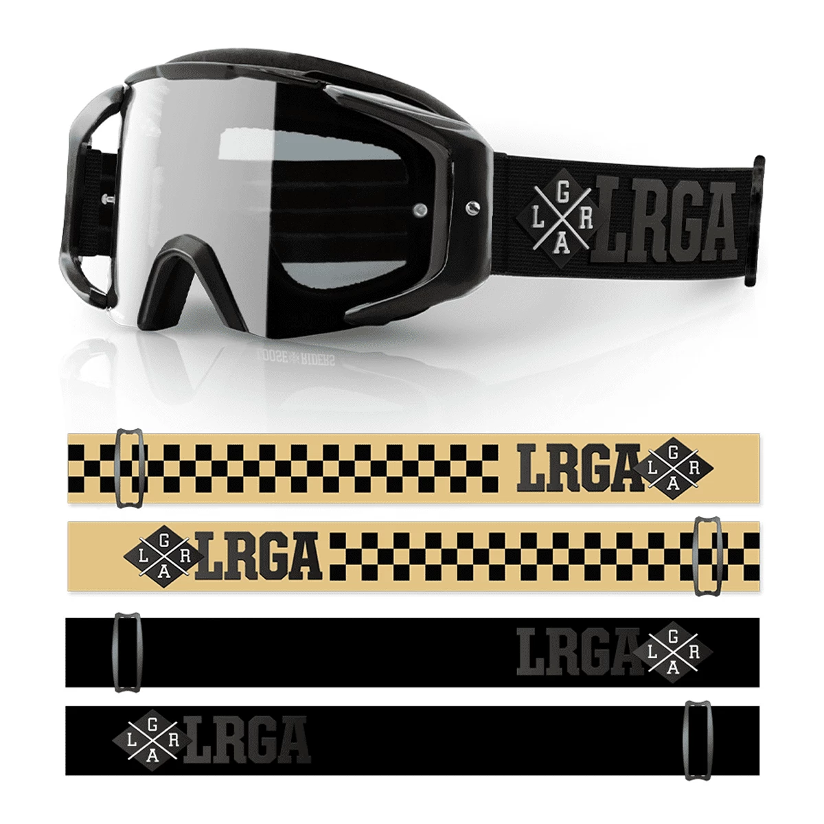 LOOSE RIDERS Lunettes De Protection Race Tan - Noir/Beige 3 LOOSE RIDERS Lunettes De Protection Race Tan - Noir/Beige