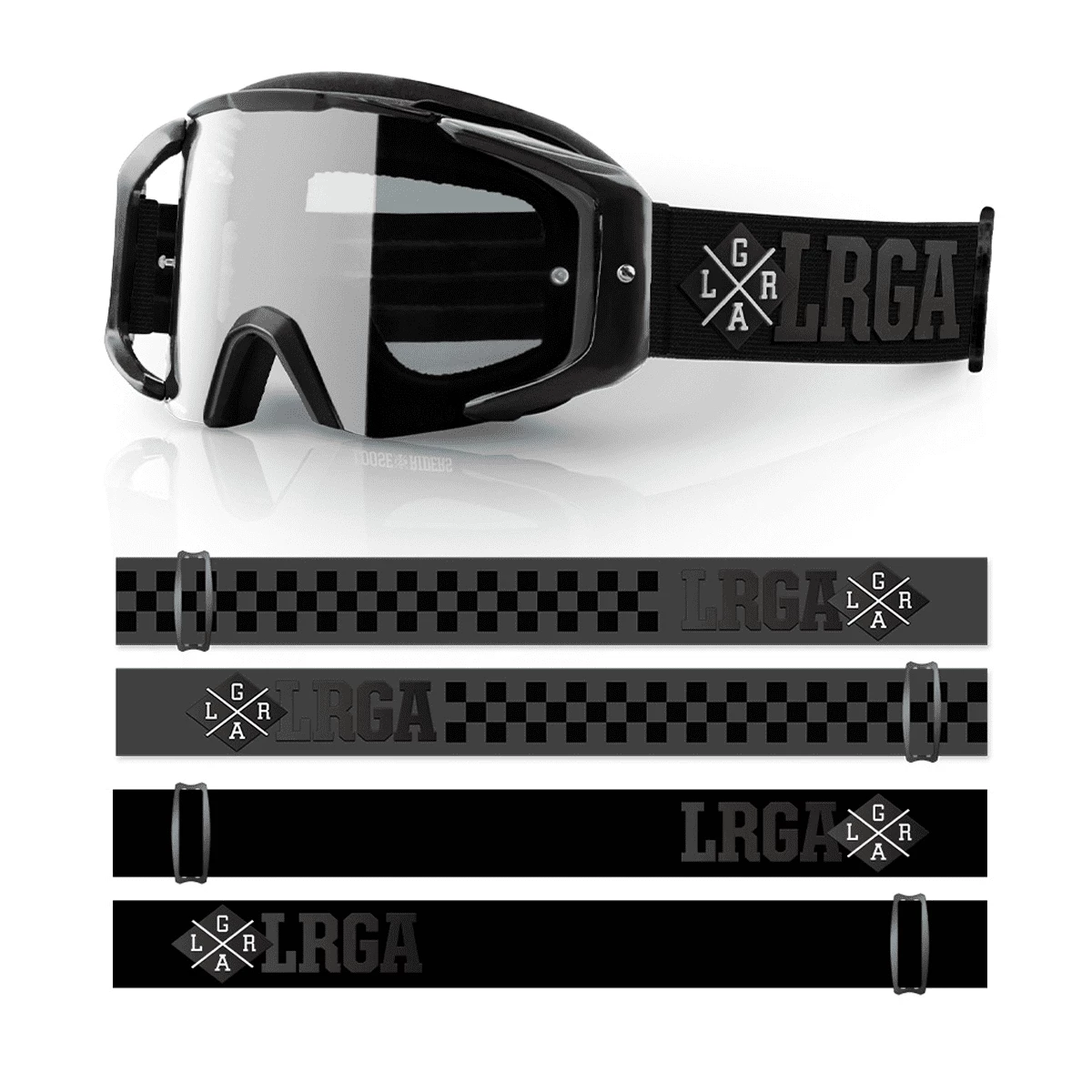 LOOSE RIDERS Lunettes De Protection Race Slate - Noir/Gris 3 LOOSE RIDERS Lunettes De Protection Race Slate - Noir/Gris